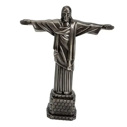 Produktbild: ABOOFAN Wohnkultur Jesus Statue Ornament Religiöse Statue Jesus Legierung Foto Prop Glatte