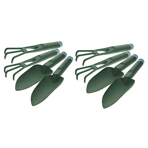 Produktbild: ABOOFAN Gartengerät 4 Sätze Gartengeräte Werkzeug Gartenversorgung Handkelle Garten Kunststoff Garten Kelle Gartenbausätze Kunststoffkelle Gartenbausatz Klein Blumenschaufel Plastik