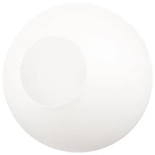 Produktbild: ABOOFAN Glas-Lampenschirm 20 Cm Frost-Kugel-Pendellampenschirm Deckenleuchtenabdeckung Deckenbeleuchtungshalterung Für Kronleuchter Tisch-Stehlampe (8–8 5 Cm Loch).