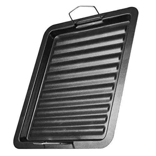 Produktbild: ABOOFAN Emaillierte Grillplatte Für Den Ofen Grillpfanne Für Den Außenbereich Grillpfanne Antihaftbeschichtete Grillpfanne Für Familie Und Camping