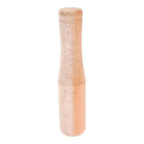 Produktbild: ABOOFAN Holzstößel Holzmörser für Gewürze Holzmörser für Pfeffer Holzmörser für Muskatnuss Holzmörser für Nelken Getränkerührer Kräuterbrecher Schleifer Küchenstampfer Holzstampfer Hölzern