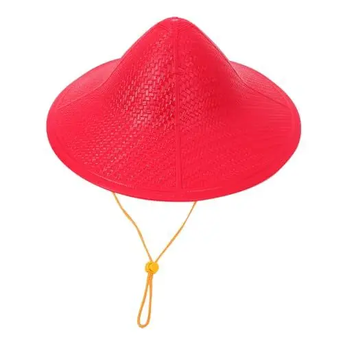 Produktbild: ABOOFAN Japanischer Samurai-Hut Ninja-Hut Samurai-Cosplay-Rittermütze Kegelhut Im Chinesischen Stil Kuli-Hut Orientalischer Asiatischer Hut Strohhut Bauernhut Für Cosplay-Party Hut