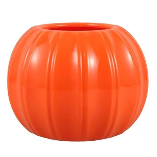 Produktbild: ABOOFAN Keramik-Kürbisvase Mini-Sukkulententopf Dekorative Porzellan-Süßigkeitsschale Für Herbst-Thanksgiving-Halloween-Tischdekoration