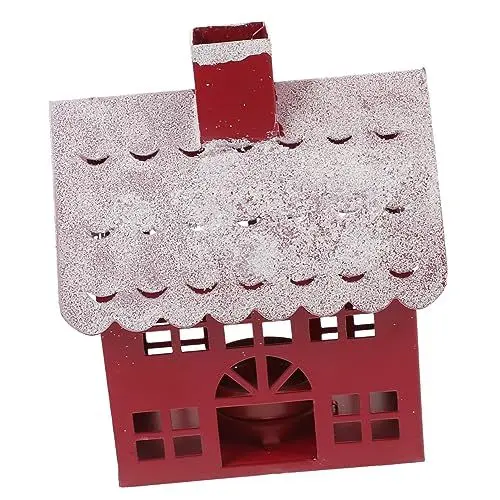 Produktbild: ABOOFAN Miniatur-weihnachtsdorfhaus Weihnachtsdekohaus Kerzenhalter Weihnachtsbasteln