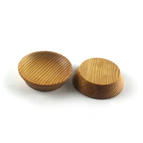 Produktbild: ABOOFAN Kleiner Teller Saucenteller Snack Schälchen Gewürzschalen Tauchschalen Runde Holzschalen Holz Geschirr Schüssel Runde Servierplatte Mini Schüsseln Teigschüssel Runden Hölzern