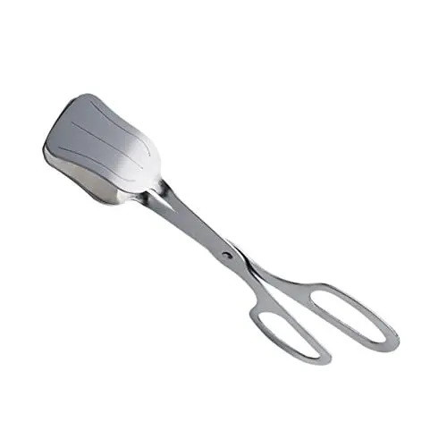 Produktbild: ABOOFAN Große 10 Zoll Lebensmittelklammer Aus Edelstahl Ohne Magnet Scherendesign Brotzange Zum Kochen Hitzebeständiges Grillwerkzeug