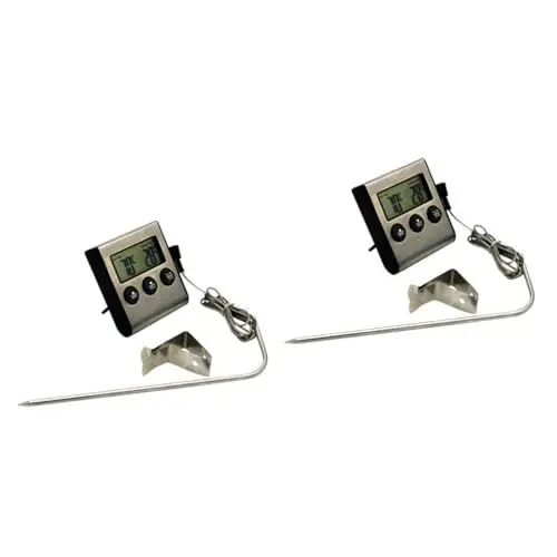 Produktbild: ABOOFAN 2 Sets Grillthermometer 304 Ofen Timing