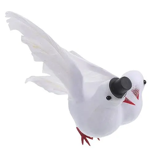 Produktbild: ABOOFAN Simulation Vögel Garten Statue Taube Figurine für Landschaft Taube Dekoration