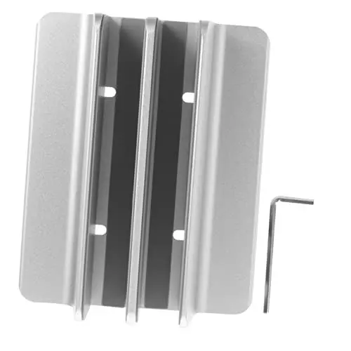 Produktbild: ABOOFAN Aluminium Laptop Stand 2-Slot Schreibtisch Vertikale Notebook Halterung Für Schreibtisch Tablet Ständer Scratch Organisiert Desktop