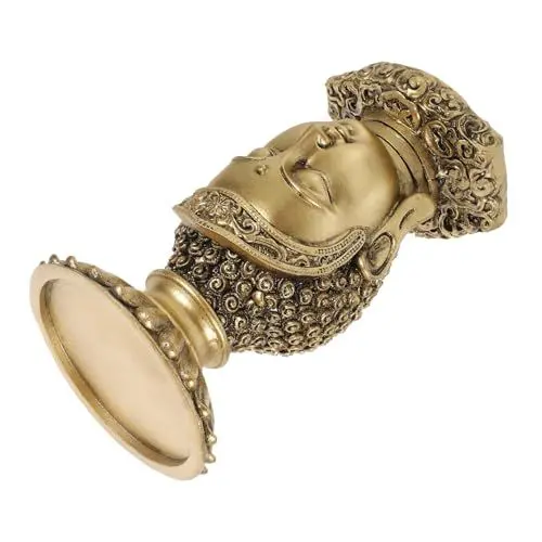 Produktbild: ABOOFAN Leuchter Halloween Dekoration Halloween-Dekoration Buddha-Statue Stumpenkerzenhalter Kegelkerzenhalter Kerzenhalter für Tischdekoration Butterlampenfassung Schreibtisch Ornamente