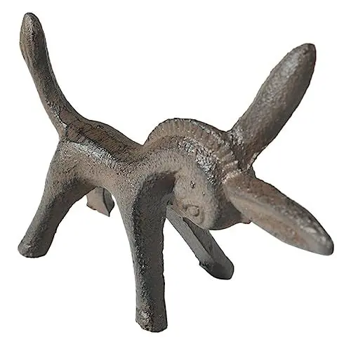 Produktbild: ABOOFAN Gusseisen Esel Ornament Tier Figur Dekoration Schreibtisch Wohnkultur Rustikales Finish Auto Vitrine Schrank