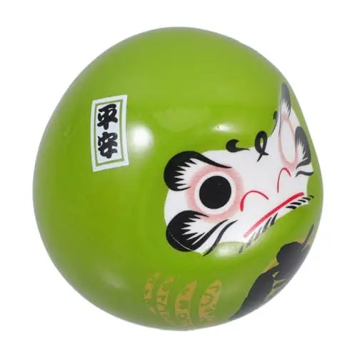 Produktbild: ABOOFAN Ornamente glücksbringer japanische Kunst porzellanfigur dekorative japanische Puppen -Puppenstatue Zen Japanische -Puppe -Puppe, die plappert Keramik Green