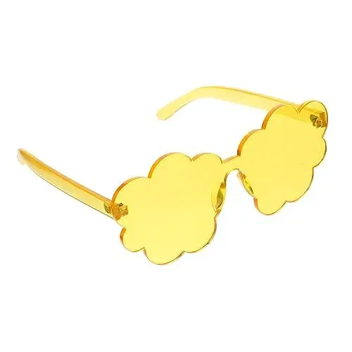 Produktbild: ABOOFAN Randlose Brille Wolkenförmige Brille Wolkenförmige Sonnenbrille Wolkenförmige Randlose Sonnenbrille Sonnenbrillen Für Damen Partybrille Jahrgang Kind Stk Rahmen Brille
