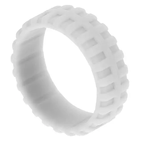 Produktbild: ABOOFAN Reifenmuster Silikonring Fingerring Aus Silikon Reifenprofil Eheringe Ehering Aus Gummi Eheringe Für Damen Ringe Für Männer Herren Silikonringe Kieselgel Atmungsaktiv Mann