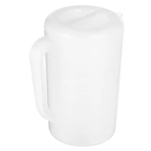 Produktbild: ABOOFAN Saftkrug Wasserkrug Mit Deckel 2500ml Klarer Getränkekrug Aus Pp Material Für Kalte Getränke Eistee Und Fruchtsäfte Mit Praktischem Griff Für Kühlschrank Und Partys