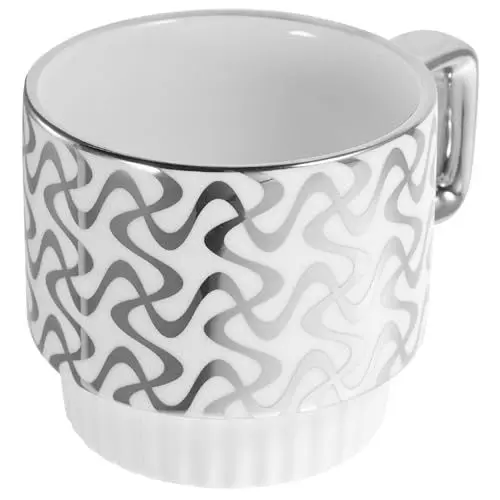 Produktbild: ABOOFAN Keramik-kaffeetasse Im Nordischen Stil Bürotasse Mit Henkel Elegante Teetasse Für Den Täglichen Gebrauch
