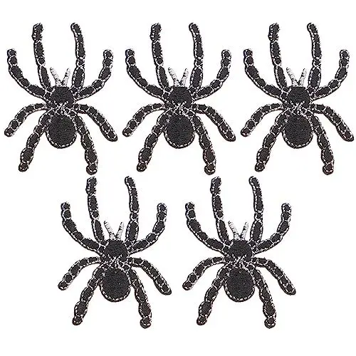 Produktbild: Cartoon-spinne-aufnäher Bestickt Zum Aufnähen Für Kleidung Dekoration Basteln