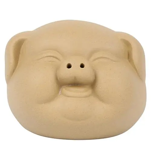 Produktbild: ABOOFAN Feng Shui-Schweinchen Keramik-skulptur Tee-Handwerk Ornament Handgefertigt für Die Inneneinrichtung
