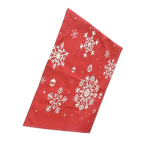 Produktbild: ABOOFAN Weihnachtsstuhlbezug Stuhlbezug Ornamente schützende Stuhlabdeckung Weihnachts stuhlhussen weihnachtsstuhlbezüge Dekoration Stuhlhussen mit Weihnachtsmotiven Stuhlverzierung Stoff