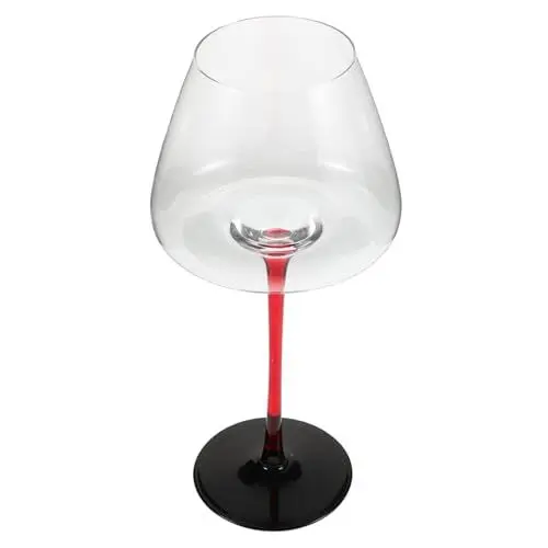Produktbild: ABOOFAN Rotweingläser Aus Kristallglas Hohe Stielgläser Fassungsvermögen Trinkgläser Für Wein Und Elegant Wiederverwendbar Für Partys Hochzeiten Und Feiern Mit Komfortablem Griff