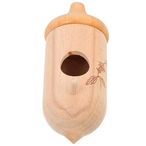 Produktbild: ABOOFAN die Vögel füttern Vogelhäuschen hängend Vogelhäuschen aus Holz Vogelhäuschen für draußen Kolibri-Häuser für draußen zum Nisten Kolibri-Vogelhaus draussen Vogelfütterer schmücken