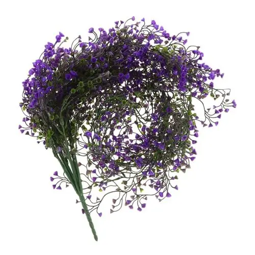 Produktbild: ABOOFAN Künstliche Hängepflanzen Künstliche Lavendelranken Wanddekoration Realistischer Künstlicher Rankenblumenstrauß für Die Dekoration Zu Hause oder Im Büro