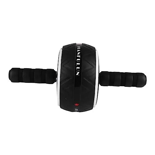 Produktbild: Yardwe Abdominal Exercise Roller Fitnessgerät Für Effektives Bauchtraining Geeignet Für Zuhause Und Fitnessstudio Mit Kniepolster Weiß Zur Stärkung Rumpfmuskulatur Und Reduzierung