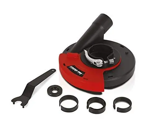 Produktbild: STREND PRO Absaughaube für Winkelschleifer 125mm / 115mm | Universal Fit | Flex Absaugung für Diamantscheibe | Winkelschleifer Zubehör und Aufsatz