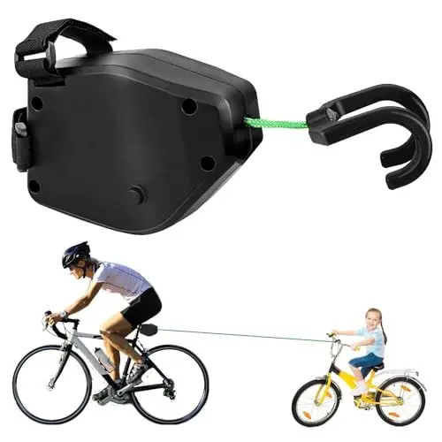 Produktbild: Abschleppseil Fahrrad Kinder,2,5 Meter Abschleppsystem,Tragbares Fahrrad-Traktionsseil,Universell passend Fahrrad Abschleppseil Zugsystem für Kinder und Erwachsene