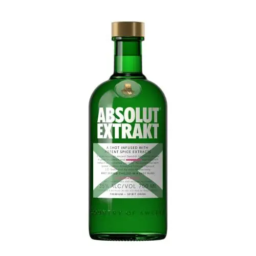 Produktbild: Absolut Vodka EXTRAKT – Schwedischer Vodka – Edler Kräuterschnaps für unvergessliche Shot Erlebnisse – 1 x 0,7L