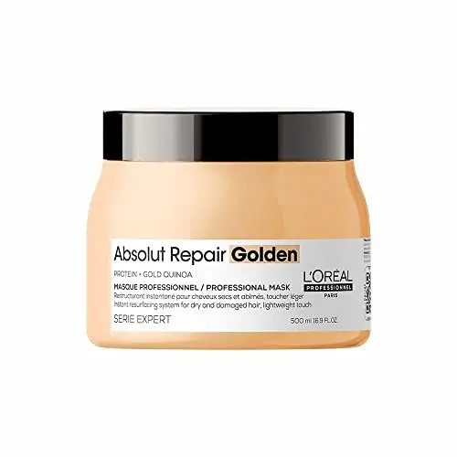 Produktbild: L'Oréal Professionnel Haarkur 500 ml - Goldmaske - Repariert und pflegt Haare - Unisex - Parabenfrei, Silikonfrei