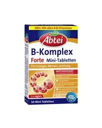 Produktbild: Abtei Vitamin B Komplex Forte, 50 Mini-Tabletten