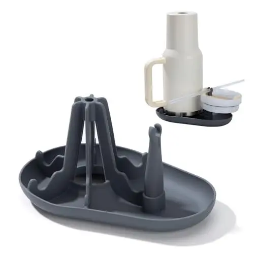 Produktbild: Abtropfgestell für Wasserflaschen Wasserflaschen Trockenständer Silikon Schnelleres Trocknen Becher Abtropfgestell Luftkonvektion Stanley Cup Zubehör für Baby Flaschen Weinglas Kaffeebecher Geschirr