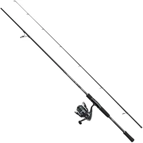Produktbild: Abu Garcia Fast Attack Pro 210 20-70g Pike Cast Combo, Spinning Combo zum Raubfischangeln, Schwarz