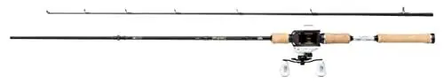 Produktbild: Abu Garcia MAX PRO Casting Ruten und Baitcast Rollen Combo - Baitcasting Setup für Raubfischangeln - Hecht, Barsch, Zander, Weiß