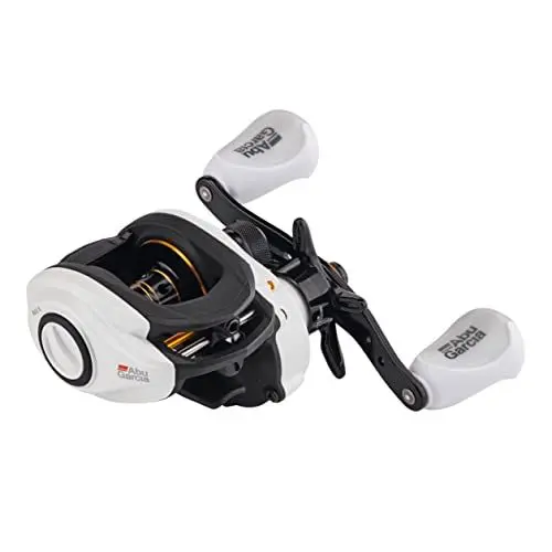 Produktbild: Abu Garcia Max Pro Low-Profile-Köderrolle, Größe LP (1539730), 7 Edelstahl-Kugellager + 1 Rollenlager, synthetischer Sternzug, max. 6,8 kg, Linkshänder (Box)