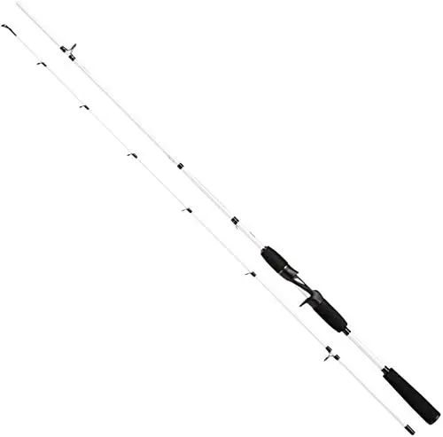 Produktbild: Abu Garcia Venerate Casting EVA - EVA Griff Baitcast Angelrute - Raubfisch - Hecht, Barsch, Zander, 1.98 m |10-30g, Pearl White