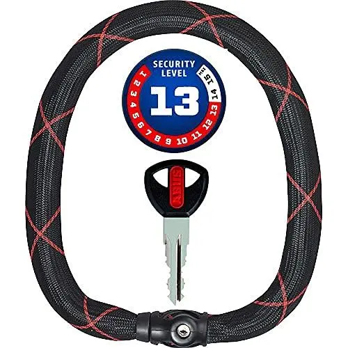 Produktbild: ABUS 88693 Kettenschloss, Schwarz, 140 cm
