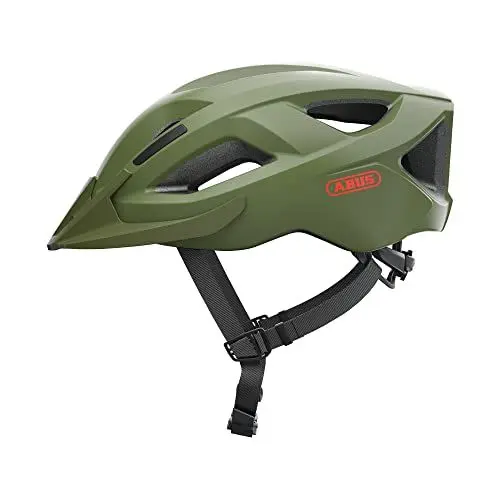 Produktbild: ABUS Allround-Fahrradhelm Aduro 2.1 - in sportivem Design für den Stadtverkehr, Landstraßen und Trails - für Damen und Herren - Grün Matt, Größe S