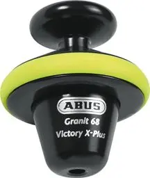 Produktbild: ABUS Bremsscheibenschloss Granit™ Victory Xplus 68 voll - Motorradschloss mit Alarm für hohen Diebstahlschutz und hohe Sicherheit - Motorrad-Zubehör - 14 mm Schließbolzen, Gelb