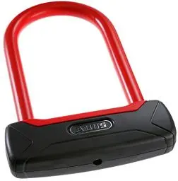 Produktbild: ABUS Bügelschloss Granit Plus 640/135HB150 - Extra leichtes Fahrradschloss mit Rundbügel - ABUS-Sicherheitslevel 12 - Schwarz/Rot