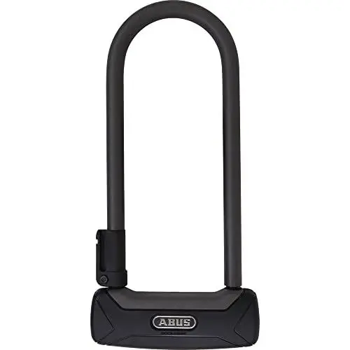 Produktbild: ABUS Bügelschloss Granit Plus 640/135HB230 + TexKF-Halterung - Extra leichtes Fahrradschloss mit Rundbügel - ABUS-Sicherheitslevel 12 - Schwarz