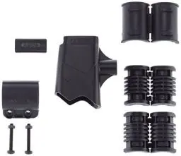 Produktbild: ABUS Fahrradschloss-Halter USH 460/470/32 - zum Transport des Bügelschlosses ABUS Granit 460 oder 470 am Fahrradrahmen, Schwarz
