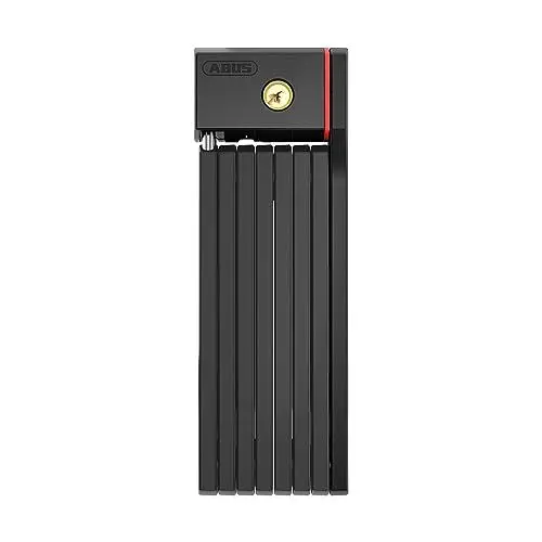 Produktbild: ABUS Faltschloss Bordo uGrip 5700 ST mit Schlosstasche - Fahrradschloss mit 5 mm starken Stäben - ABUS-Sicherheitslevel 7 - 80 cm - Schwarz