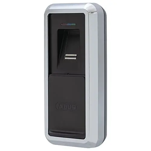 Produktbild: ABUS HomeTec Pro Bluetooth-Fingerscanner CFS3100 - zum Öffnen der Haustür - mit Verdeck - für den HomeTec Pro Bluetooth-Türschlossantrieb CFA3100 - Silber