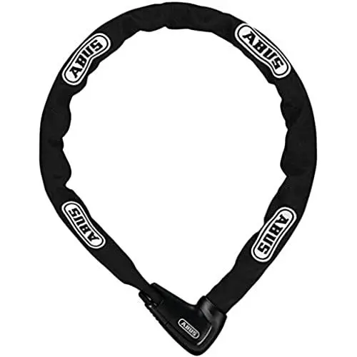 Produktbild: ABUS Kettenschloss Steel-O-Chain 9809 – Fahrradschloss aus gehärtetem Stahl – ABUS-Sicherheitslevel 12 – 85 cm – Schwarz