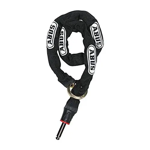Produktbild: ABUS Rahmenschloss-Einsteckkette - Adaptor Chain 6KS - Fahrradschloss mit 130 cm Länge - 6 mm Starkes Kettenschloss - Zubehör für Rahmenschlösser, Schwarz
