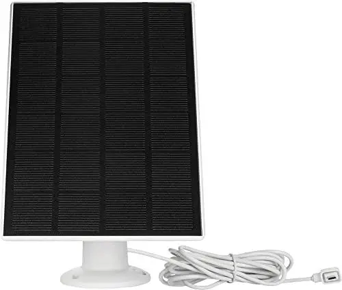Produktbild: ABUS Solarpanel PPIC90600 für WLAN Akku Cam - wetterfest, Halterung mit Kugelkopf (360 Grad drehen), 3-m-Kabel zur Kamera, Akku klimafreundlich und unabhängig vom Strompreis laden