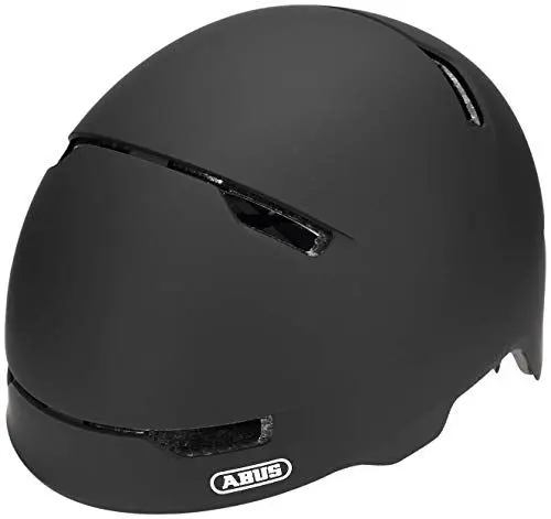 Produktbild: ABUS Stadthelm Scraper 3.0 - Robuster Hartschalen Fahrradhelm für den Stadtverkehr - Unisex - Schwarz (velvet black), Größe L (57-61 cm)