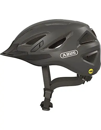 Produktbild: ABUS Stadthelm Urban-I 3.0 MIPS - Fahrradhelm mit Rücklicht, Schirm und Magnetverschluss für den Stadtverkehr - für Damen und Herren - Grau Matt, XL